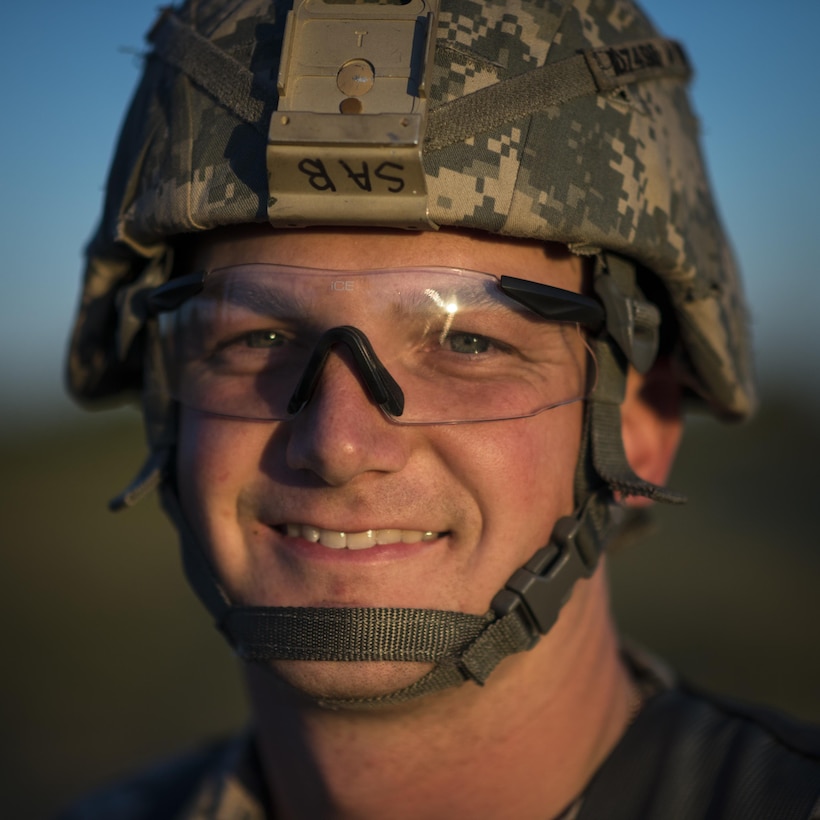 Spc. Ian Duprey, representing the 437th Civil Affairs Battalion, competes in the night fire range at the U.S. Army Civil Affairs and Psychological Operations Command 2016 U.S. Army Best Warrior Competition at Fort Hunter Liggett, Calif., April 5, 2016. This year’s Best Warrior competition will determine the top noncommissioned officer and junior enlisted Soldier who will represent USACAPOC in the Army Reserve Best Warrior competition later this year. (U.S. Army photo by Master Sgt. Mark Burrell, 352nd CACOM)