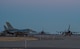 U.S. Air Force F-16 Fighting Falcons taxi down the flightline during a surge operation at Misawa Air Base, Japan, April 5, 2016. The exercise was conducted to validate the 35th Fighter Wing’s ability to generate aircraft in a simulated combat scenario, with more than 70 sorties per fighter squadron being flown each day. (U.S. Air Force photo by Airman 1st Class Jordyn Fetter/Released)
