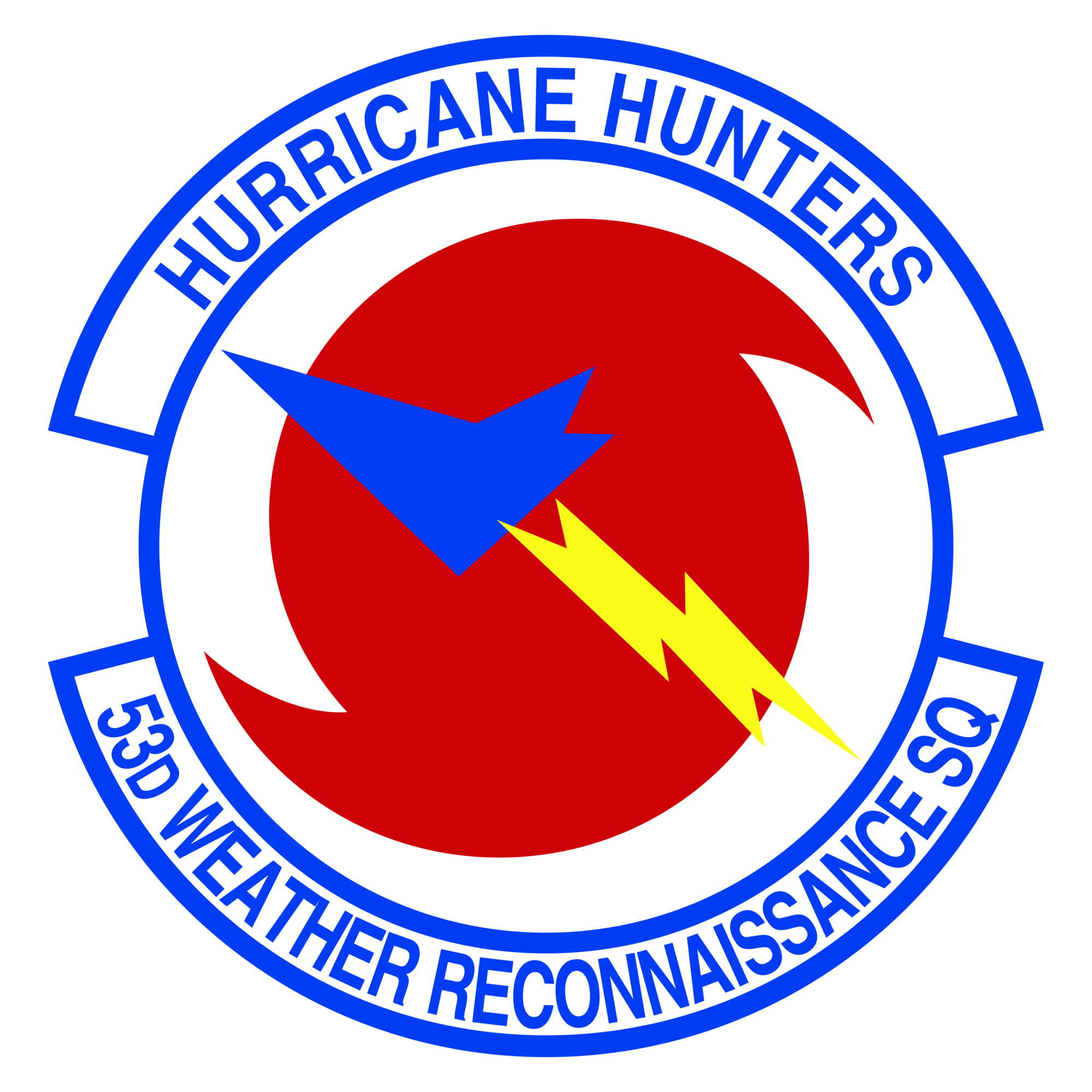 Official shield of the 53rd Weather Reconnaissance Squadron