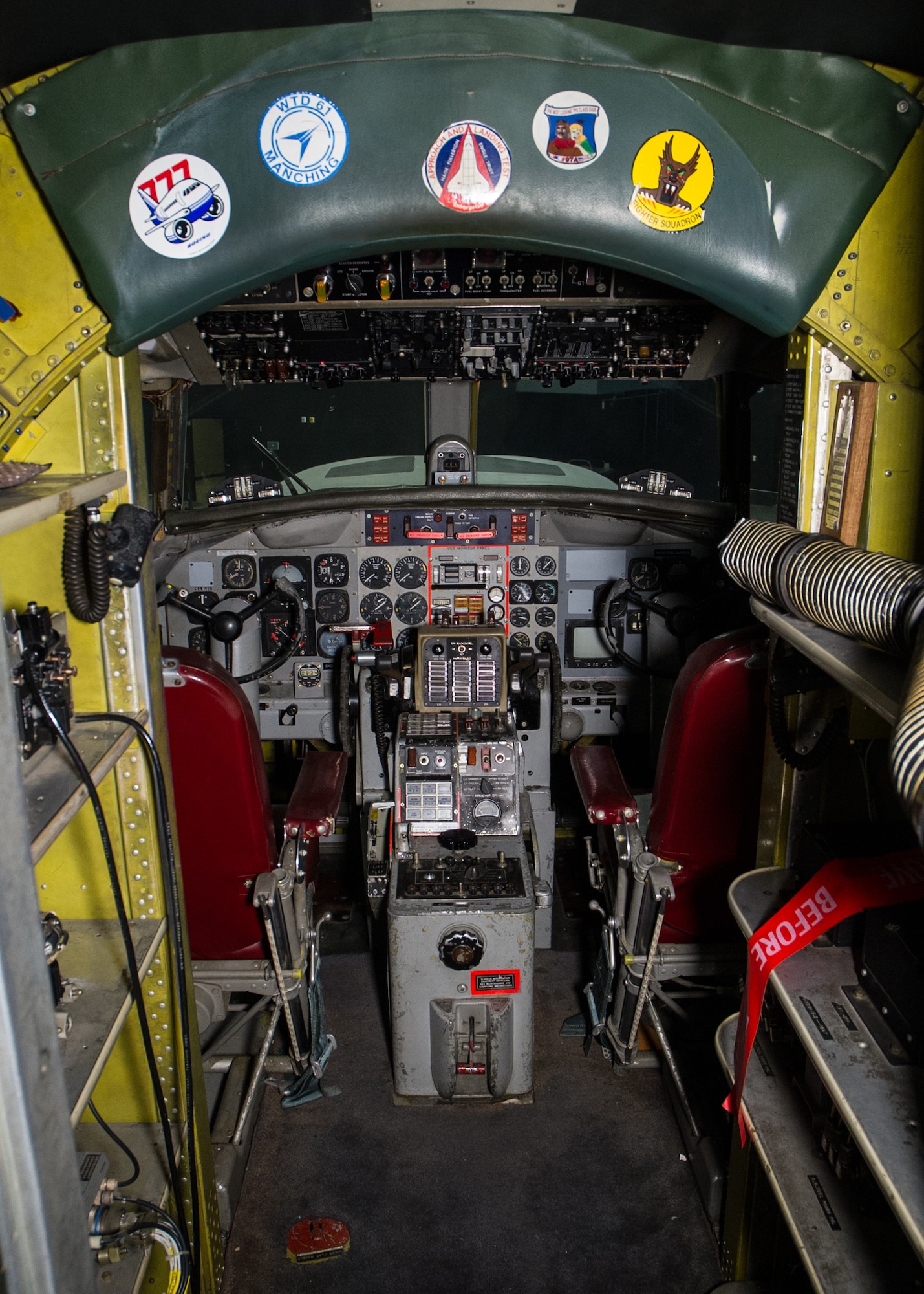 DAYTON, Ohio -- Convair NC-131H Total In-Flight Simulator (TIFS) cockpit view in the Research & Development Gallery at the National Museum of the United States Air Force. (U.S. Air Force photo by Ken LaRock)
