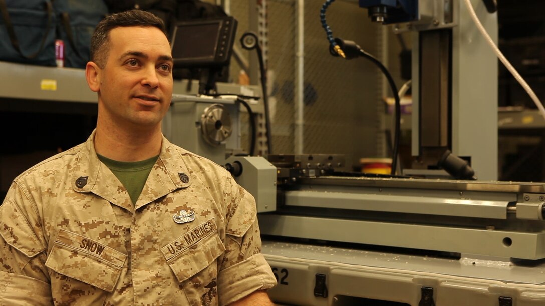 Staff Sgt. Jonathan Snow, an explosive ordnance disposal technician with Naval Service Warfare Center, Explosive Ordnance Disposal, Technology Division, Marine Corps Detachment, talks about the capabilities of the Remote Fuse Disassembly System. Snow taught a five-day series of classes on the system.