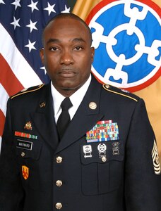 310th Sustainment Command Sgt. Maj. Levi Maynard.