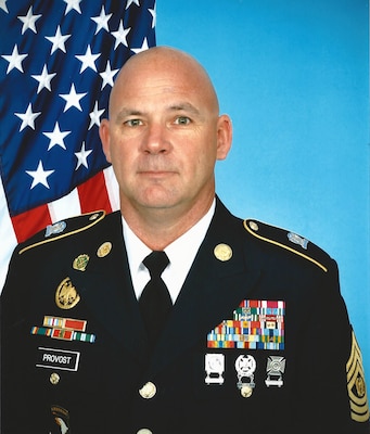 Command Sergeant Major Robert Provost
102d Tng Div (MS) Command Sergeant Major
