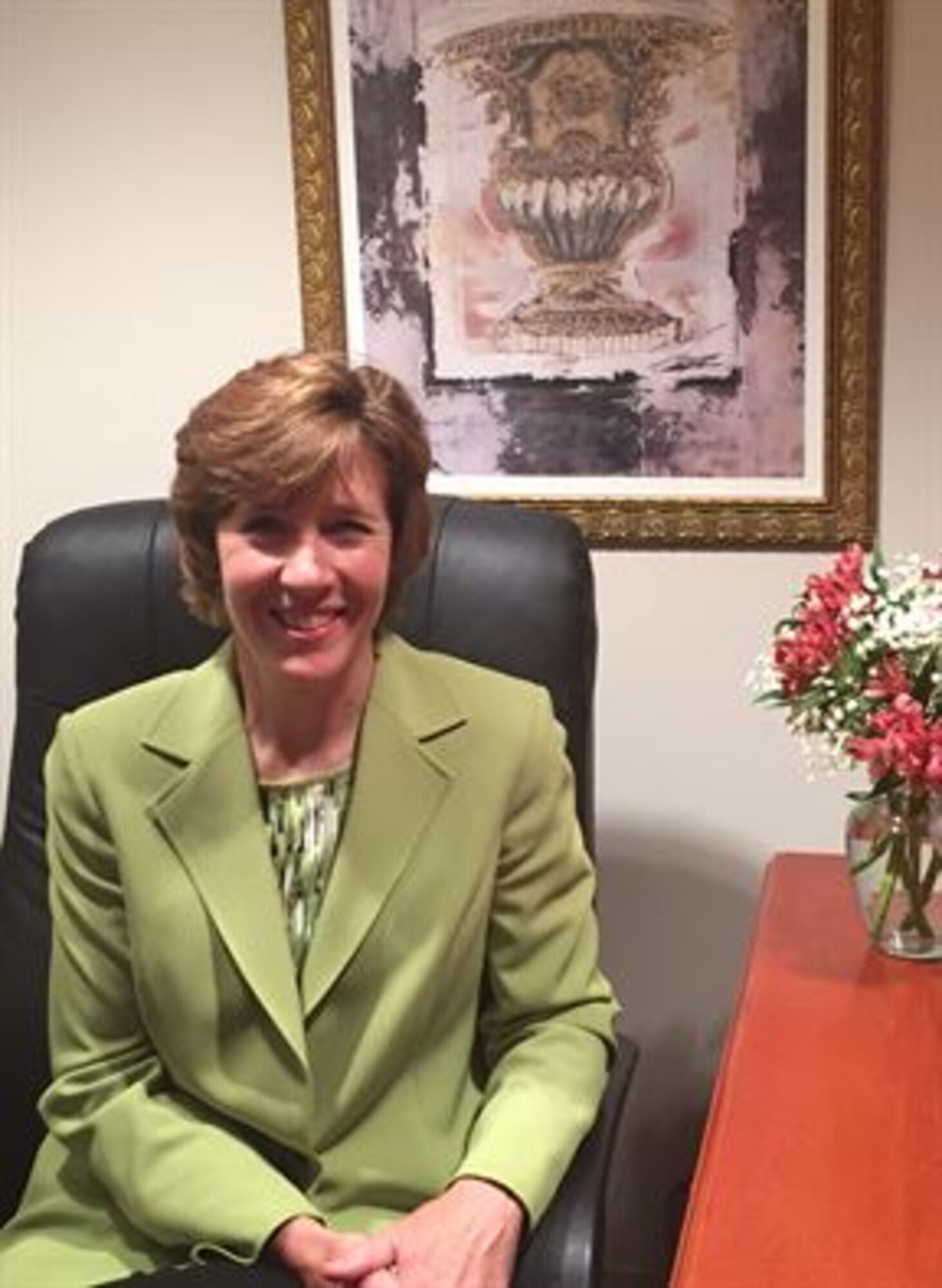 Anne Munch, an attorney and victims advocate, visited the Academy to speak with senior cadets, staff and faculty, March 30-31, 2016. Munch is a co-creator of the U.S. military’s bystander intervention training, which focuses on victims, offenders and bystanders in preventing sexual assault. (U.S. Air Force photos)
