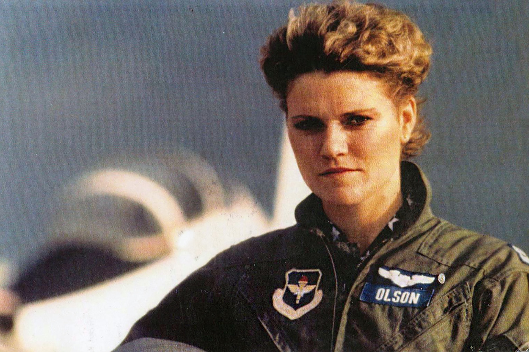 Retired Air Force Col. Kimberly Olson, pictured as a captain, helped to influence the change of Air Force policy to allow women the opportunity to pursue flight training during Officer Training School. After the change in policy, she became the first female pilot to attend undergraduate pilot training at Laughlin Air Force Base, Texas. (Courtesy Photo)