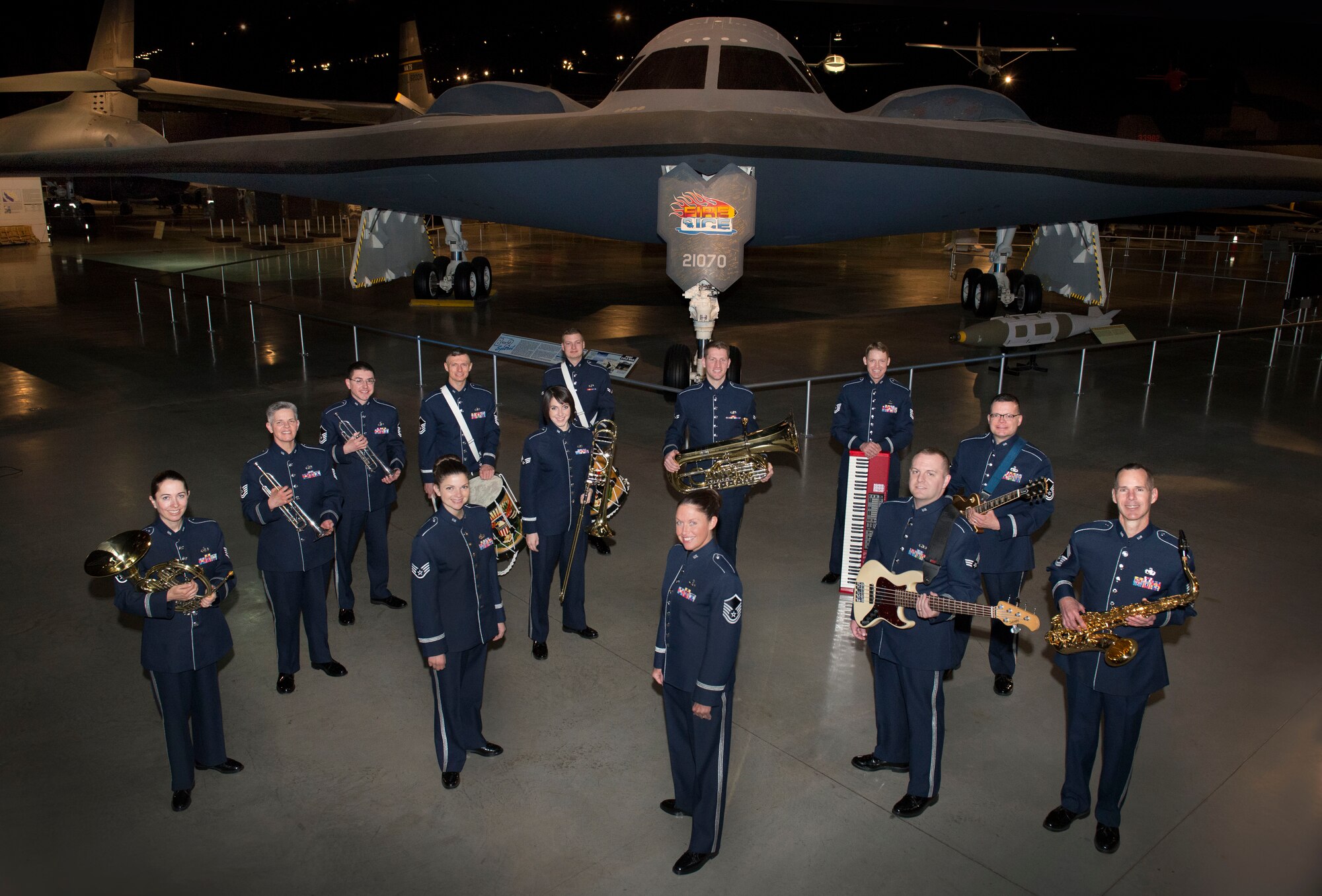 The USAF Band of Flight's new group photo. 