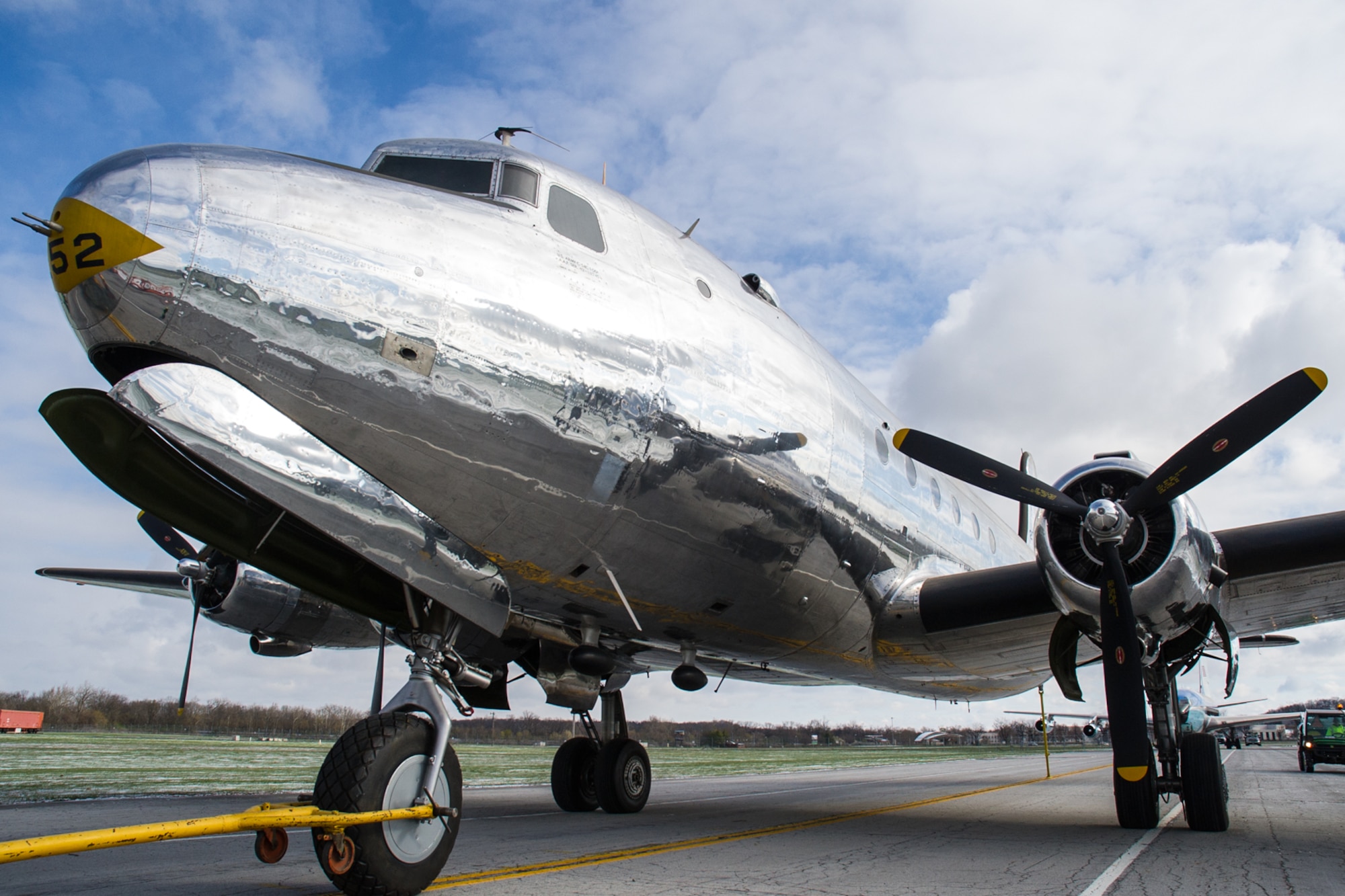 DAYTON, Ohio -- The VC-54C Sacred Cow at the National Museum of the United States Air Force on April 9, 2016. (U.S. Air Force photo by Ken LaRock)