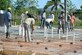 Dominican contractors fill a foundation with concrete for a new hospital in Copeyito, Dominican Republic, as part of exercise New Horizons on April 7, 2016. New Horizons enhances U.S. military training and readiness by giving military civil engineers an opportunity to hone their craft and train for humanitarian assistance or disaster relief situations. Members of the 820th RED HORSE Squadron from Nellis Air Force Base, Nevada, provided quality control and quality assurance during the foundation preparation. (U.S. Air Force photo/Master Sgt. Chenzira Mallory) 