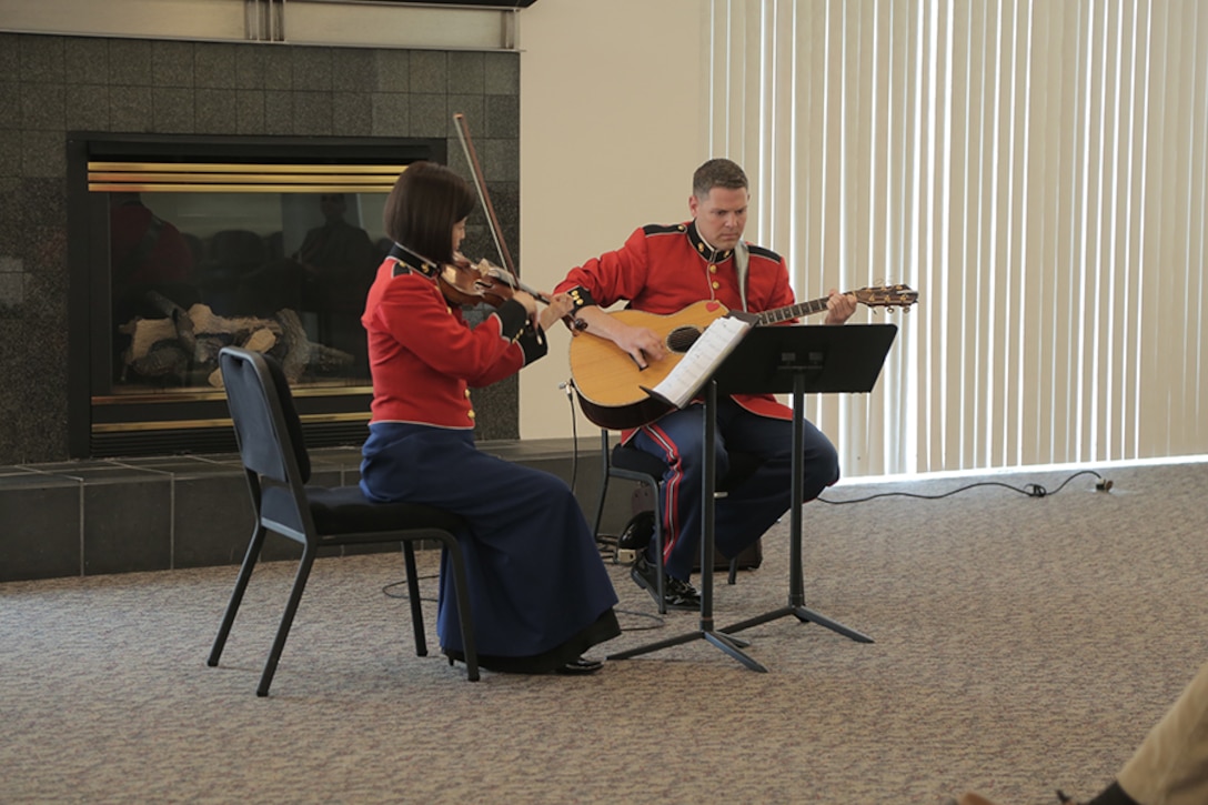 On Sunday, April 10, 2016, the Marine Band performed a concert titled "State of Mind." Each of these selections highlighted some mental state, whether it is the pride felt serving as a Marine, the harried and frantic state of mind most everyone has experienced at some point, or the meditative, trance-like state that Michael Gandolfi’s Flourishes and Meditations can achieve through each performance. The program culminated with Dana Wilson’s Piece of Mind where each movement represents the workings of the human mind. Also, the concert featured a solo performance by flutist Mei Stone, the 2016 Marine Band Concerto Competition winner.
