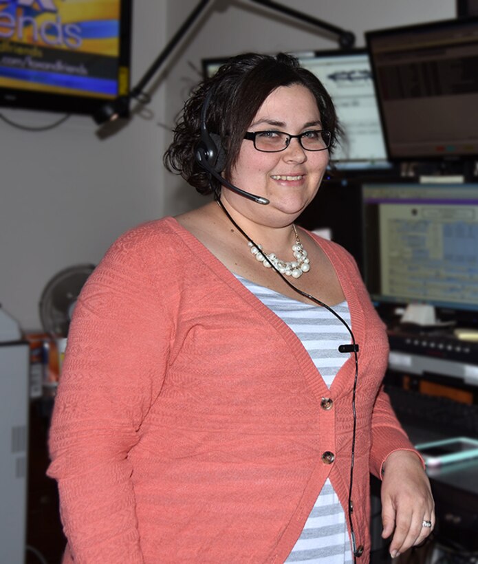 Jessica Martin, lead dispatcher with Greater Richmond ARC, works at DLA Installation Support at Richmond’s Emergency Communications Center. DLA Richmond’s Fire and Emergency Services recognized her service during National Public Safety Telecommunicators Week, April 10-14, 2016. 