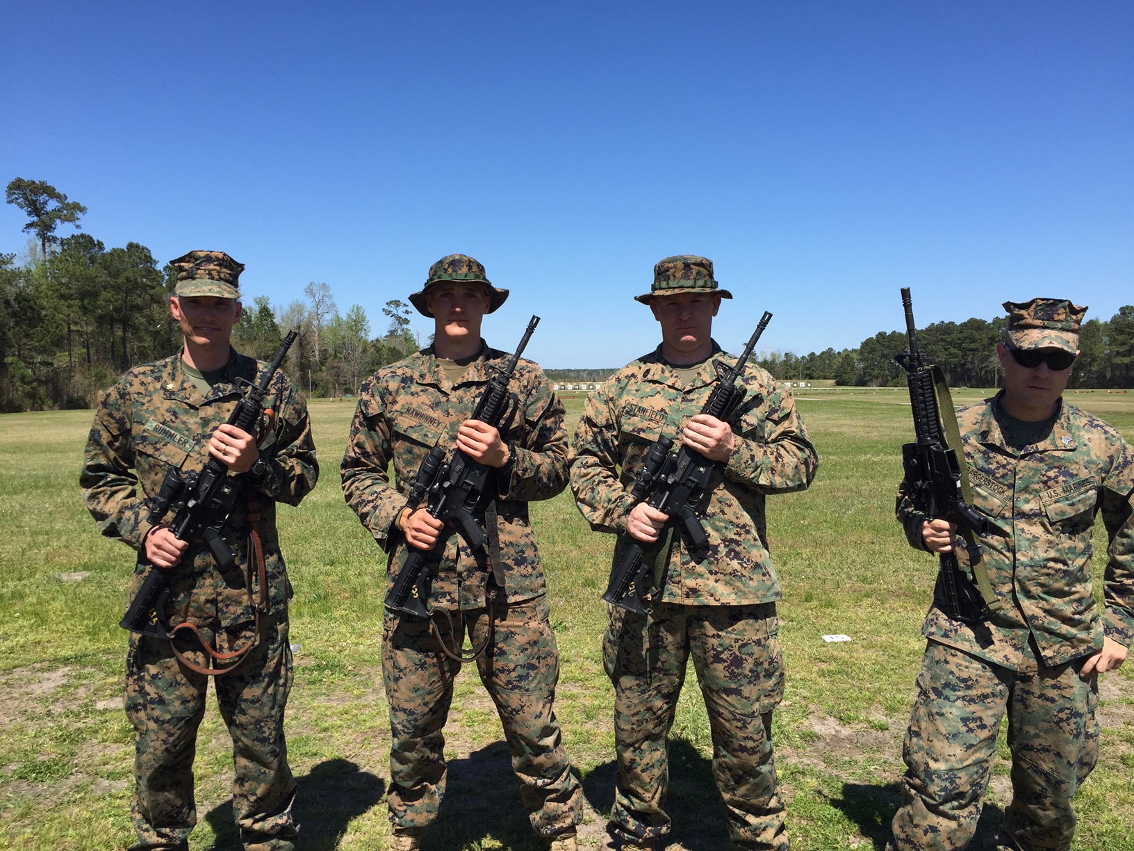 Marines engage targets in 2016 Eastern Division Matches Rifle
