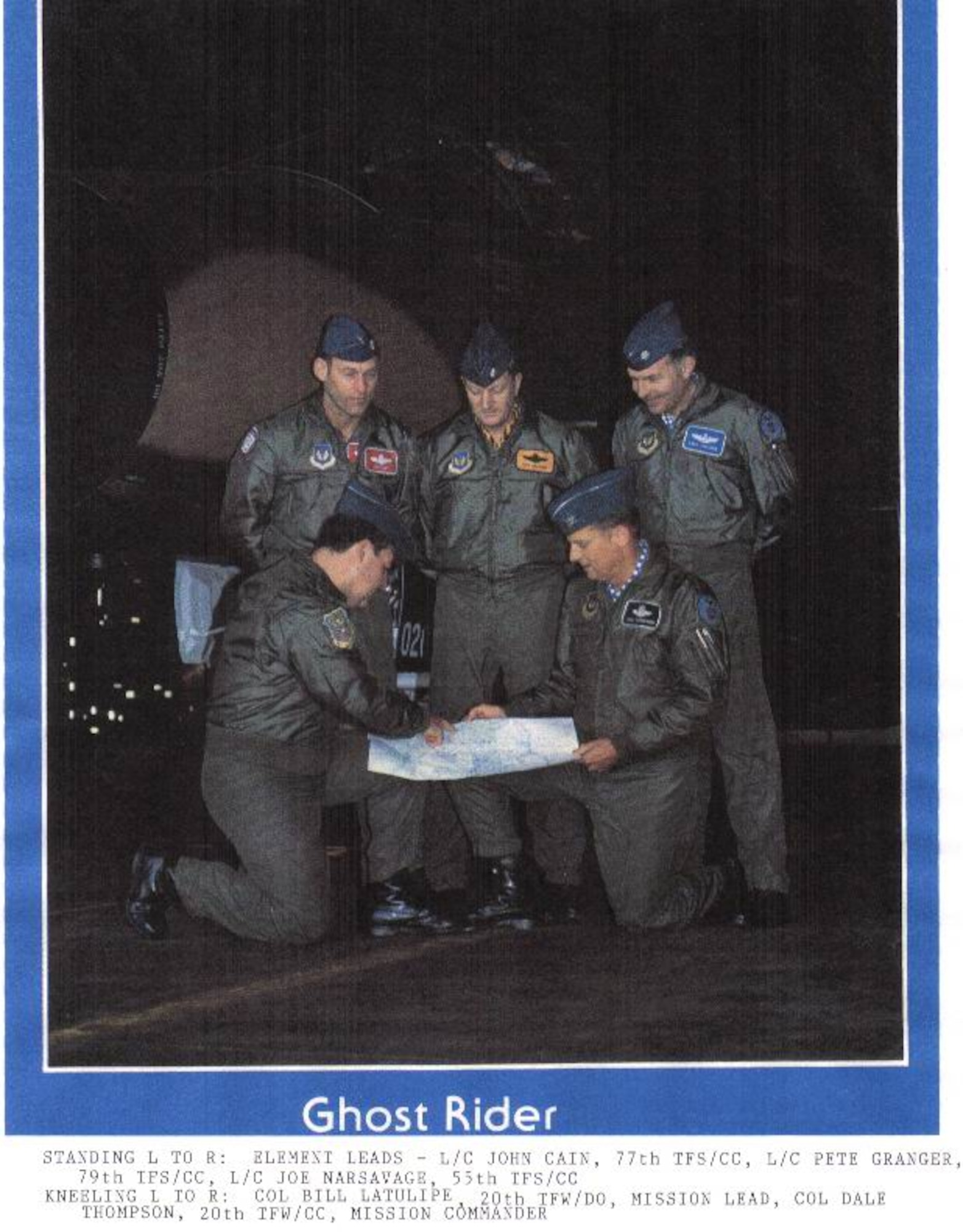 (Photo courtesy of 20th Fighter Wing Historian