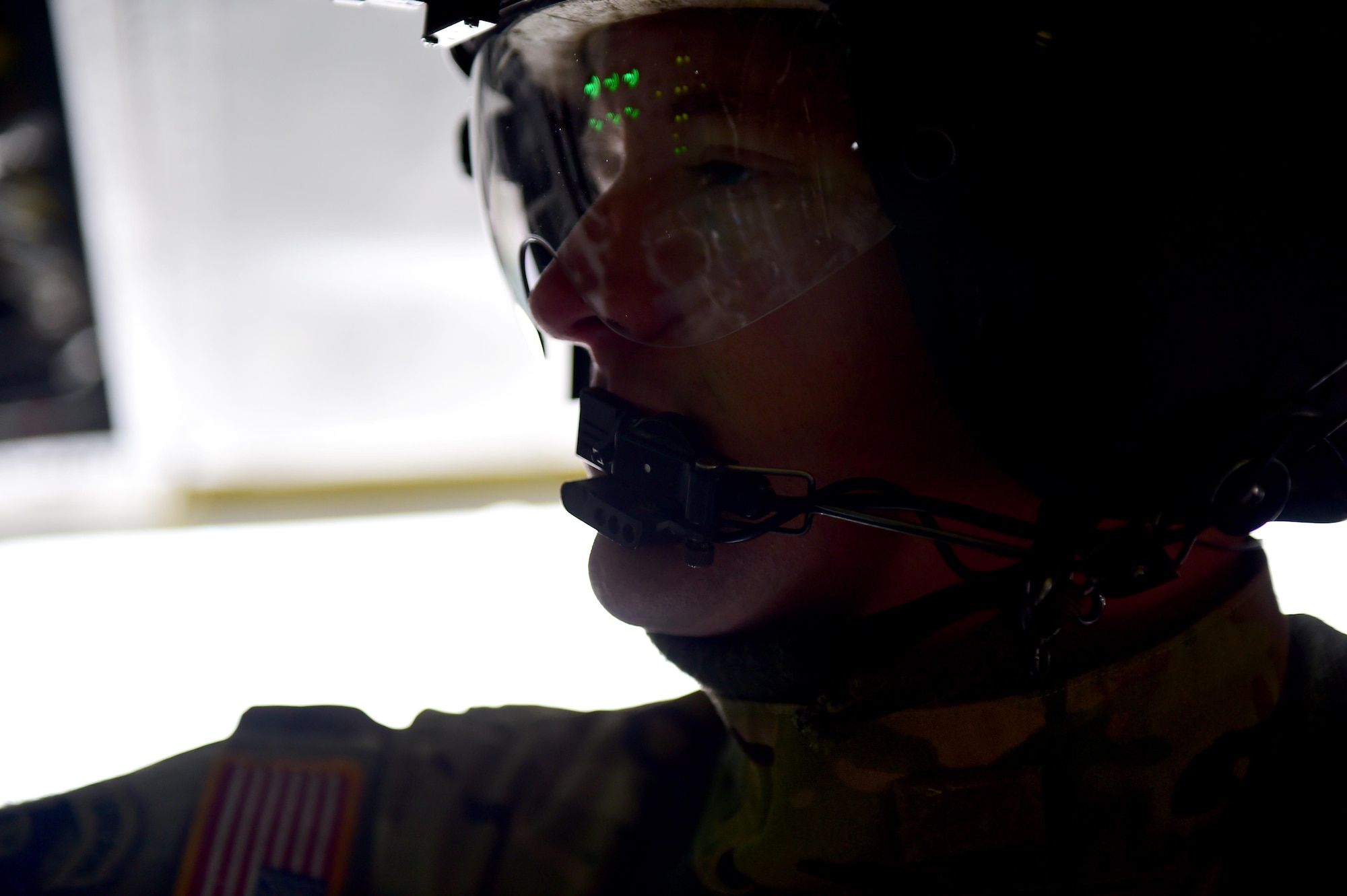 U.S. Army Sgt. 1st Class Guy Morgan, Detachment 1 Bravo standards instructor, prepares for a pre-flight inspection March 31, 2016, at the Army Aviation Support Facility on Buckley Air Force Base, Colo. Pre-flight inspections aid in maintaining the aircraft during flight. (U.S. Air Force photo by Airman 1st Class Gabrielle Spradling/Released)