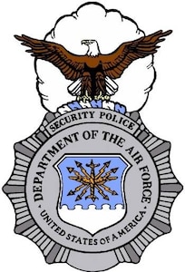 USAF Security Forces Badge. (U.S. Air Force graphic)