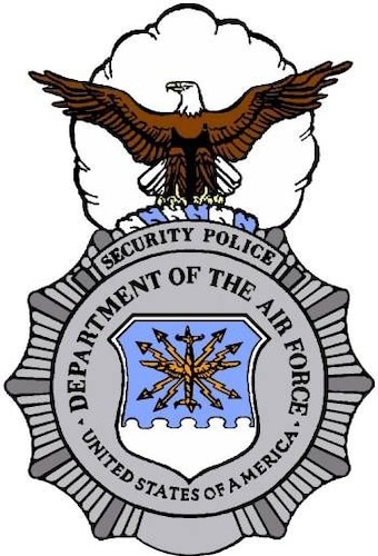 USAF Security Forces Badge. (U.S. Air Force graphic)