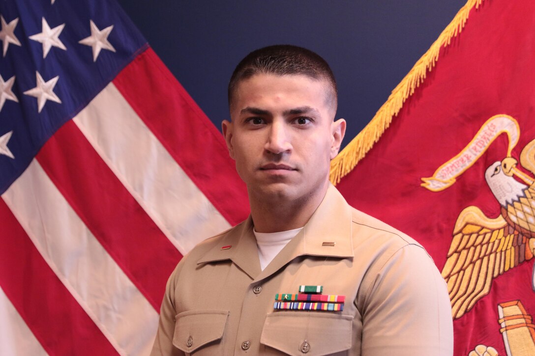 United States Marine Corps 2nd Lt. Ahmed M. Khalil recently completed permissive temporary assigned duty with Officer Selection Team, Syracuse, N.Y., while waiting to train at Logistics Officer School. Khalil is fluent in five different Arabic dialects and has used these skills in the past to help US troops when he was a teenager in Baghdad. (U.S. Marine Corps Photo by Staff Sgt. Christopher O’Quin/Released)