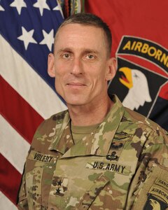Major General Gary J. Volesky is the Commanding General of the Combined Joint Forces Land Component Command – Operation Inherent Resolve, Iraq, and the 101st Airborne Division (Air Assault) and Fort Campbell, Kentucky.