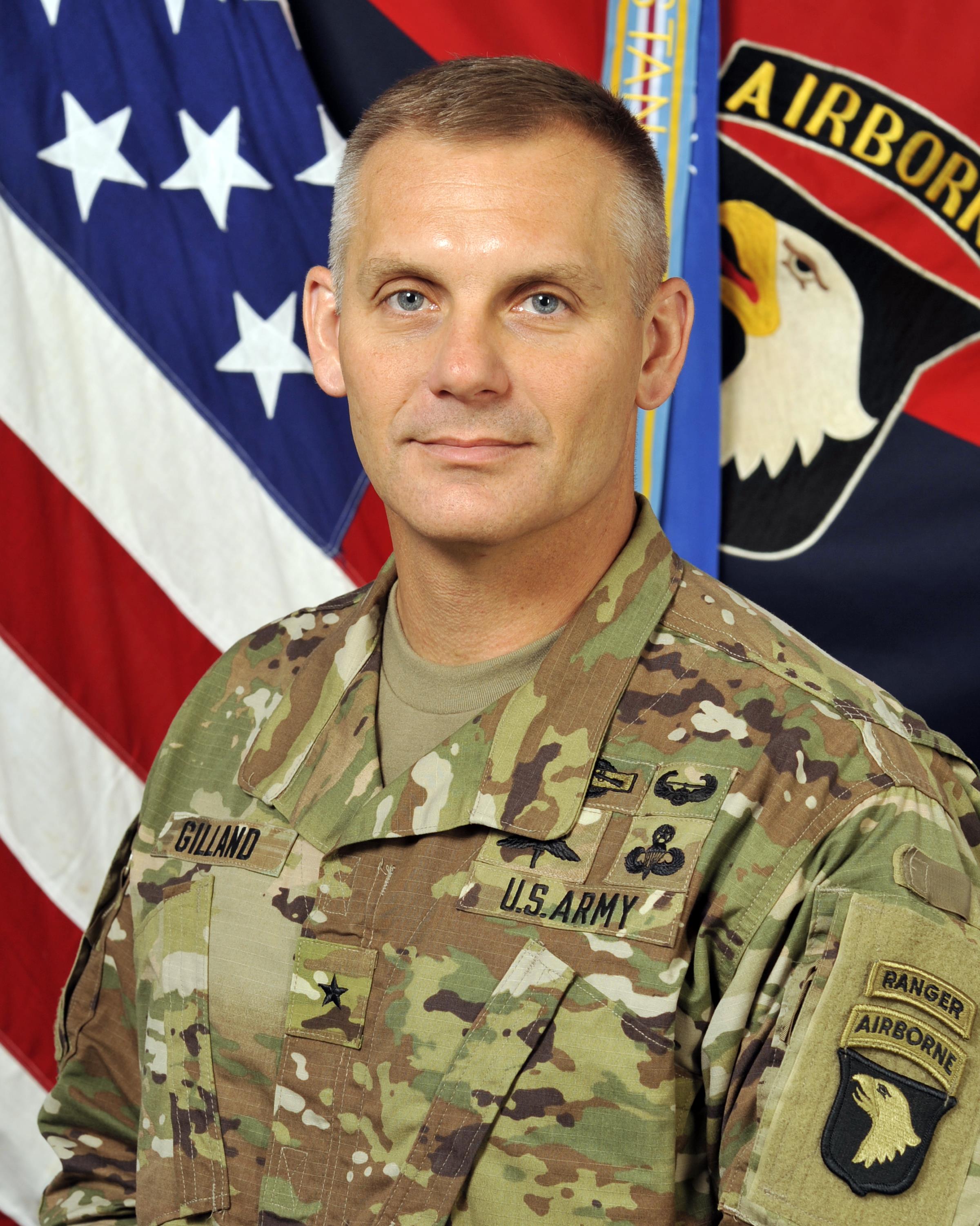 Brigadier general steve gilland