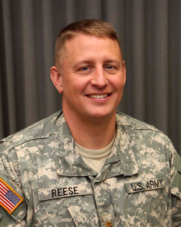 Maj. Arlo Reese became the Deputy Commander and Chief of Staff of the Omaha District, U.S. Army Corps of Engineers in March 2016. 