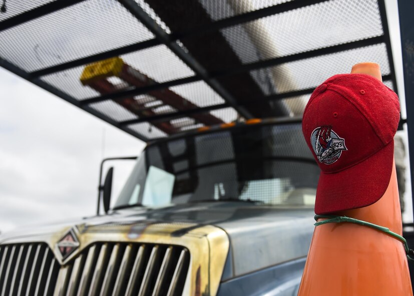 The 823rd RED HORSE Squadron celebrates its 50th anniversary with a parade and open house at Hurlburt Field, Fla., April 6, 2016. The open house included a special presentation for past horsemen and a barbecue for visitors. (U.S. Air Force photo by Airman 1st Class Kai White)