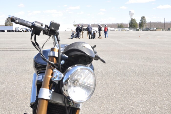 Marines learn to ride a motorcycle from walking (cruising) speed up to 20-35 mph during a Basic Riders Course recently at Camp Upshur aboard Marine Corps Base Quantico.