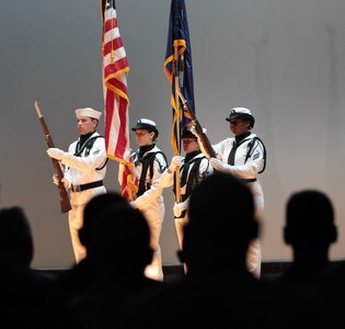 Presentation of the Colors during the 76th ORC's EPLO preparedness / training workshop held at Naval Base Coronado / Naval Air Station North Island April 4-8, 2016.