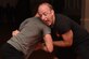 Senior Airman Steven Wray, 4th Aircraft Maintenance Squadron crew chief, and Tech. Sgt. Jacob Christensen, 372nd Training Squadron Detachment 1 mission ready Airmen instructor, wrestle during a SJ Wrestling Club practice, April 11, 2016, at Seymour Johnson Air Force Base, North Carolina. Club members meet twice each week to hone technique, foster teamwork and bolster physical resilience. The club meets every Monday and Wednesday at 4 p.m. at the Eagle’s Landing ballroom. (U.S. Air Force photo/Senior Airman Aaron J. Jenne)