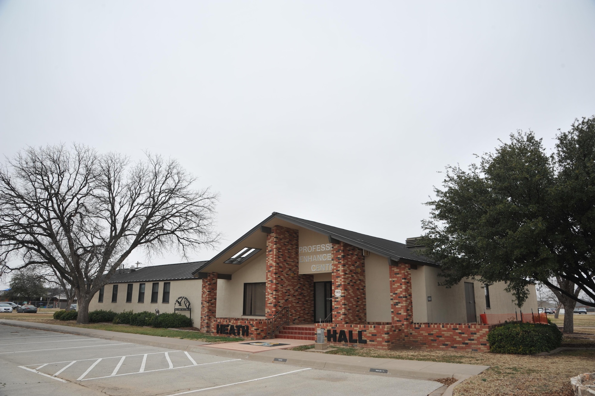 Bldg. 900 currently awaits renovations to become an International Training Center on Goodfellow Air Force Base, Texas. Goodfellow received a $2 million Defense Economic Adjustment Assistant Grant through Texas' Military Preparedness Commission for the renovations. (U.S. Air Force photo by Senior Airman Michael Smith/Released)
