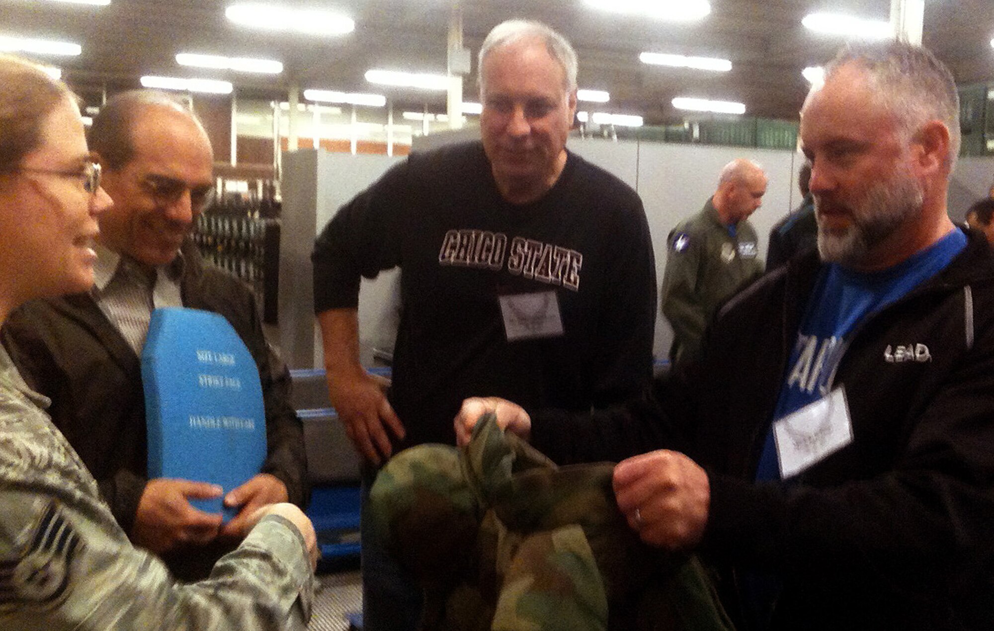 Honorary commanders of Travis leadership were invited out to complete a six-hour boot camp, April 8.
