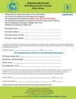 Entry form for the Recycled Art Contest. (Courtesy form)