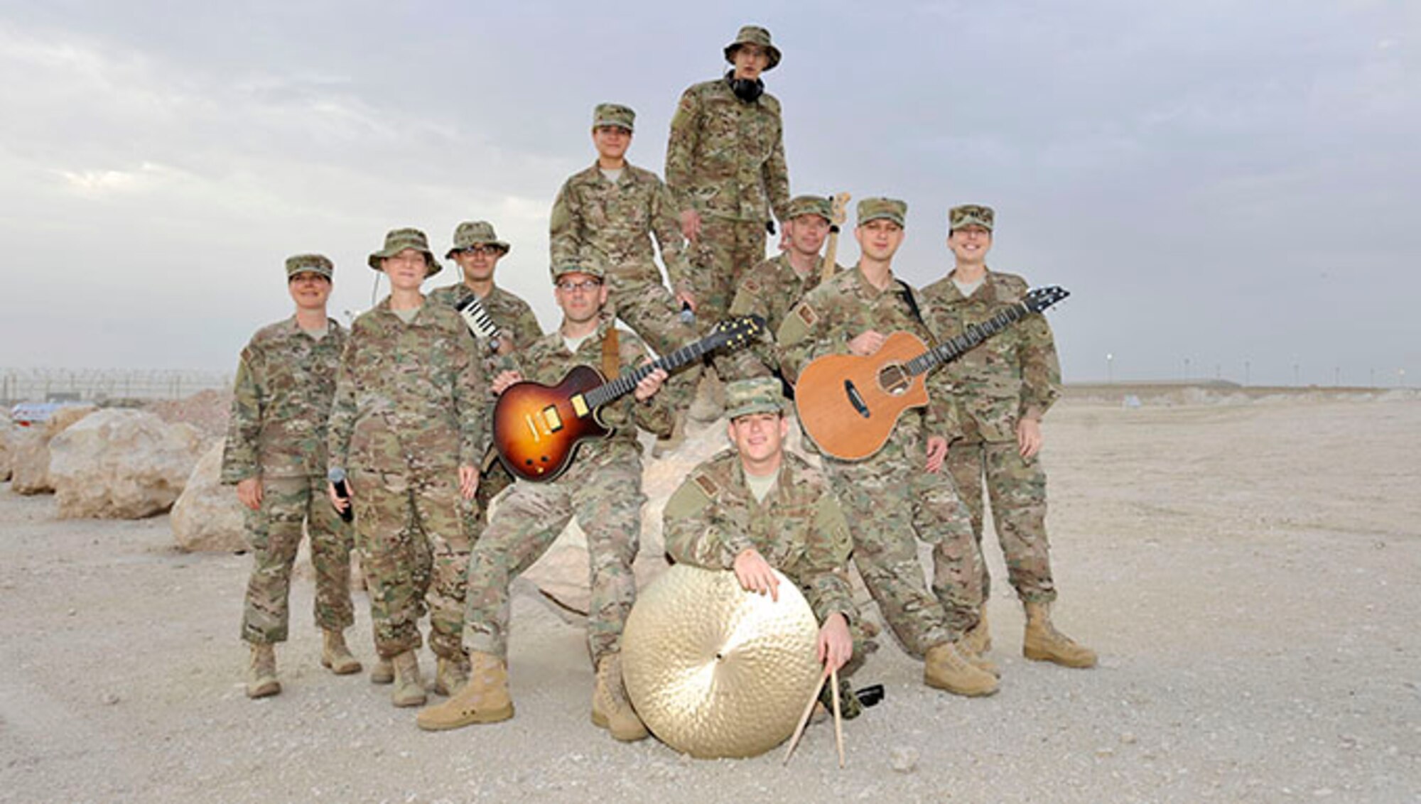 Key leader engagements are one of the most important missions the band carries out. Getting involved with embassy officials and functions is a way to establish relationships on a large scale, and use music to open doors that might otherwise remain closed. (U.S. Air Force photo/ Master Sgt. Joshua Strang)