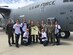 The Air Force Reserve's 815th Airlift Squadron, based at Keesler Air Force Base, Mississippi, teamed up with the U.S. Navy "Leap Frog" Parachute Team April 8-18, 2016. The squadron airdropped the team as part of several high-profile events, to include the Philadelphia Philles home opening game April 11, 2016. (U.S. Air Force photo)