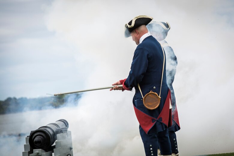 Civil War era cannons are fired during the 48th Annual RBC Heritage Golf Tournament held at Hilton Head Island April 11. The tournament, April 11-13, is a yearly tradition on Hilton Head bringing together players from around the country.
