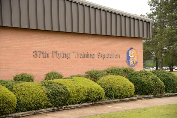 The 37th Flying Training Squadron at Columbus Air Force Base, Mississippi, has been active as a FTS since 1972. Students learn basic aircraft characteristics and control, takeoff and landing techniques, aerobatics, and night, instrument and formation flying in the T-6 Texan II. (U.S. Air Force photo/Airman 1st Class John Day)