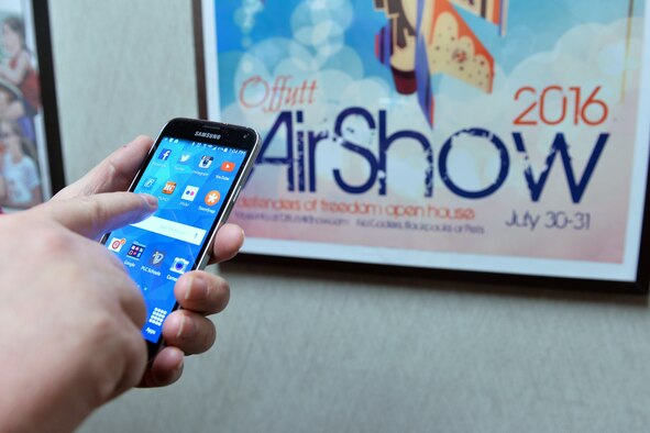 The Orange My Military Communities 2, or MyMC2 app, is an Air Force-wide app that has information on events happening at Air Force Bases across the U.S. The app was developed by the 375th Communication Support Squadron’s web application development team at Scott Air Force Base, Ill. (U.S. Air Force photo by Charles Haymond)