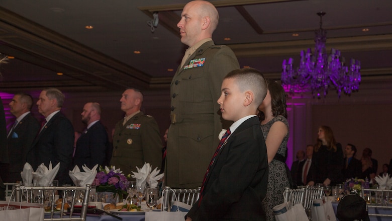 Christian Fagala stands during the playing of the National Anthem during the 2016 Military Child of the Year Award Ceremony April 14, , at the Ritz-Carlton Hotel. According to the Operation Homefront website, the award recognizes military children who have demonstrated themselves as exceptional citizens while facing the challenges of military family life. Christian, 9, is the Marine Corps recipient of the award. 