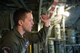 Senior Airman Alec Miller, a loadmaster from the 96th Airlift Squadron, watches as members of the Army's Joint Air Inspection team inspect the contents of a C-130 prior to takeoff at Aviano AB, Italy, in support of Exercise Saber Junction, on April 10. (U.S. Air Force photo by Staff Sgt. Trevor Saylor)