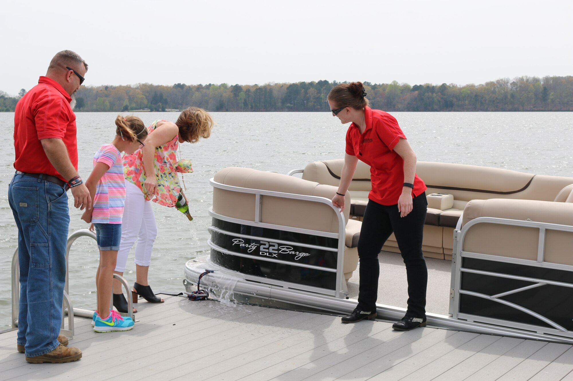 Boat Christening of the Karen T. (U.S. Air Force photo/Holly Fowler)