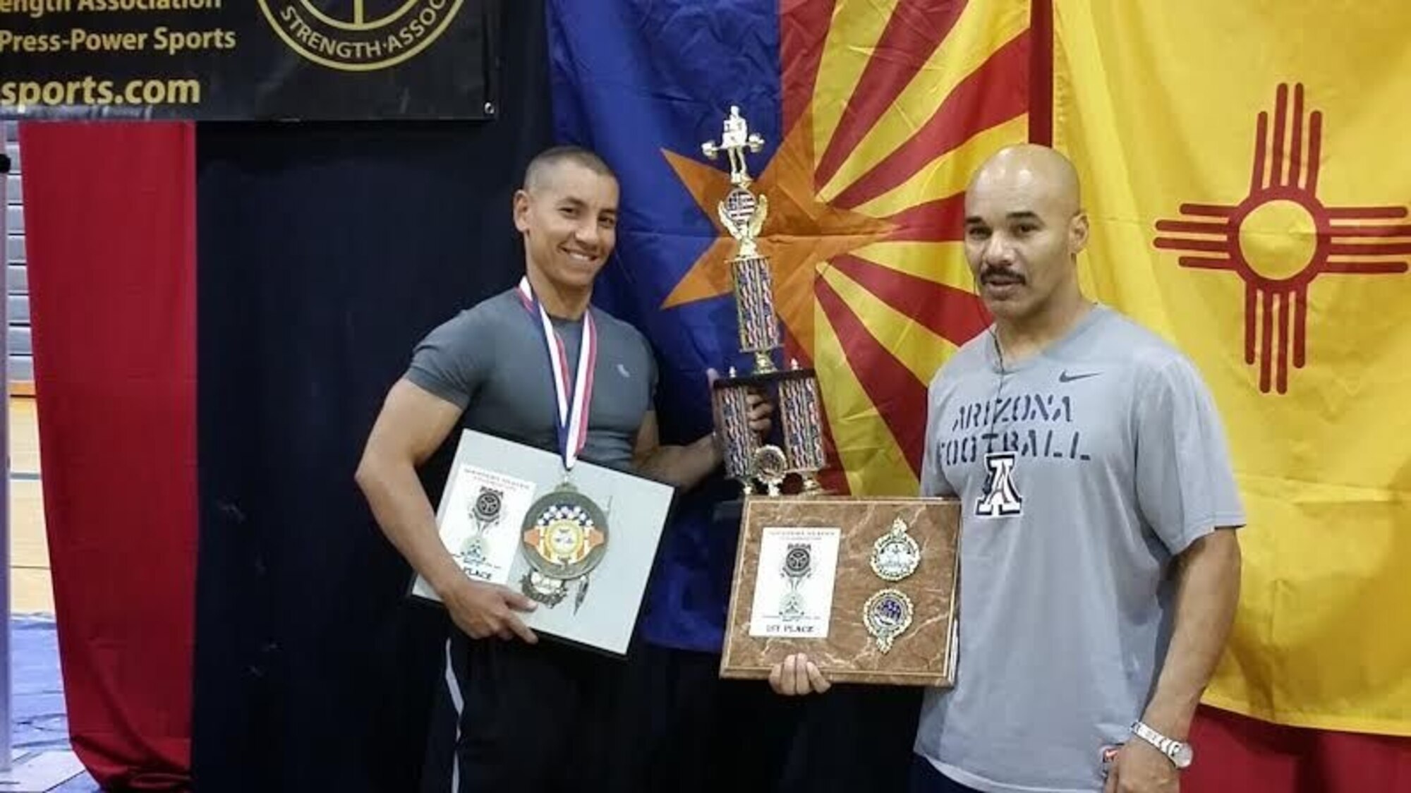 The Airman is now a passionate powerlifter and he’s competed several times and won every competition he entered. His resilient spirit strengthened him to compete in powerlifting: squat, bench press, and deadlift categories. He’s also stepped on the bodybuilding stage and took first place there as well