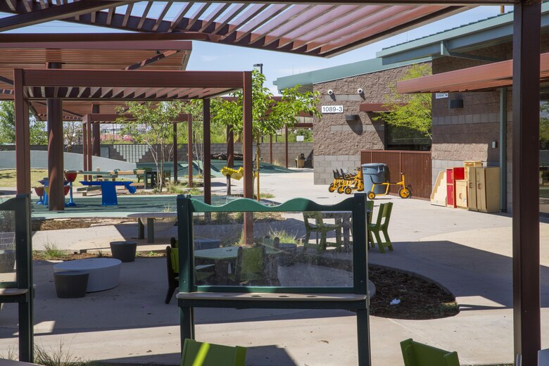The Combat Center's Child Development Center also known as ‘Stepping Stones’ is a 37,000-square-foot facility. (Official Marine Corps photo by Cpl. Connor Hancock/Released)
