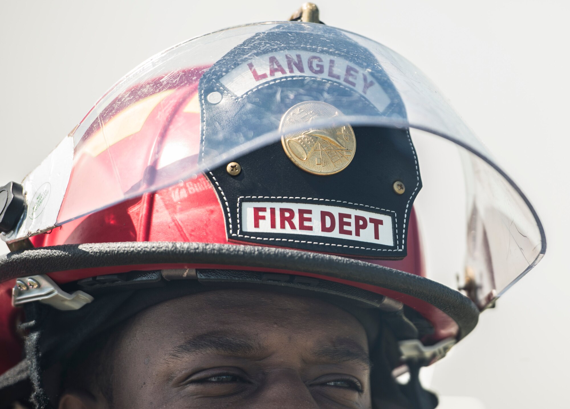 U.S. Air Force Tech. Sgt. Alexis Smith, a crew chief assigned to the 633rd Civil Engineer Squadron fire department, participates in a controlled burn at Langley Air Force Base, Va., April 17, 2016. Along with the burn, the 633rd CES fire department spent time practicing different scenarios that could occur during AirPower over Hampton Roads Open House. (U.S. Air Force photo by Senior Airman Kayla Newman)