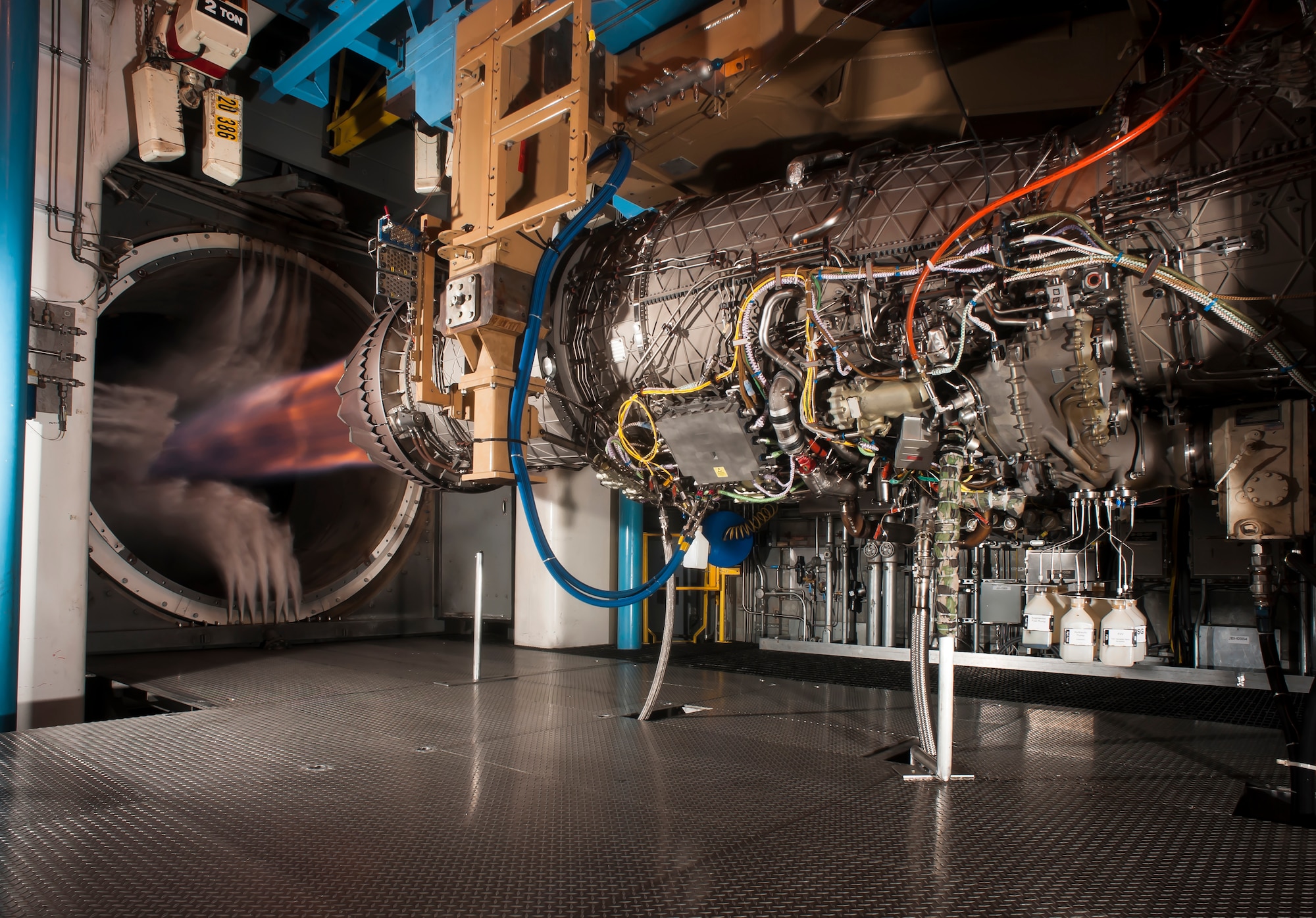 TDAAS enables engineers to quickly gather test data, current and historical, that allows them to evaluate design and engineering processes for next-generation aerospace technologies (like the F135 engine pictured) more efficiently. (U.S. Air Force photo/Rick Goodfriend)