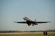 A B-1B Lancer takes off April 11, 2016, at Dyess Air Force Base, Texas, during Exercise Constant Vigilance 16. CV16 is an annual Air Force Global Strike Command training exercise that tests the readiness of all Airmen and aircraft within the command. (U.S. Air Force Photo by Airman 1st Class Austin Mayfield/Released)