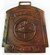 This World War I medallion bears the American Expeditionary Force’s Motor Transport Corps’ emblem of a feather stuck in an infantry helmet, which is in front of a wheel. It is engraved: A.P.O. 772 M.T.C. – AEF. (U.S. Air Force photo)