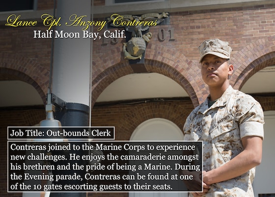 Drill Press Guard >> Meet Our Marines from California > Marine Barracks > News Article Display Drill Press Guard >> Meet Our Marines from California > Marine Barracks > News Article Display
