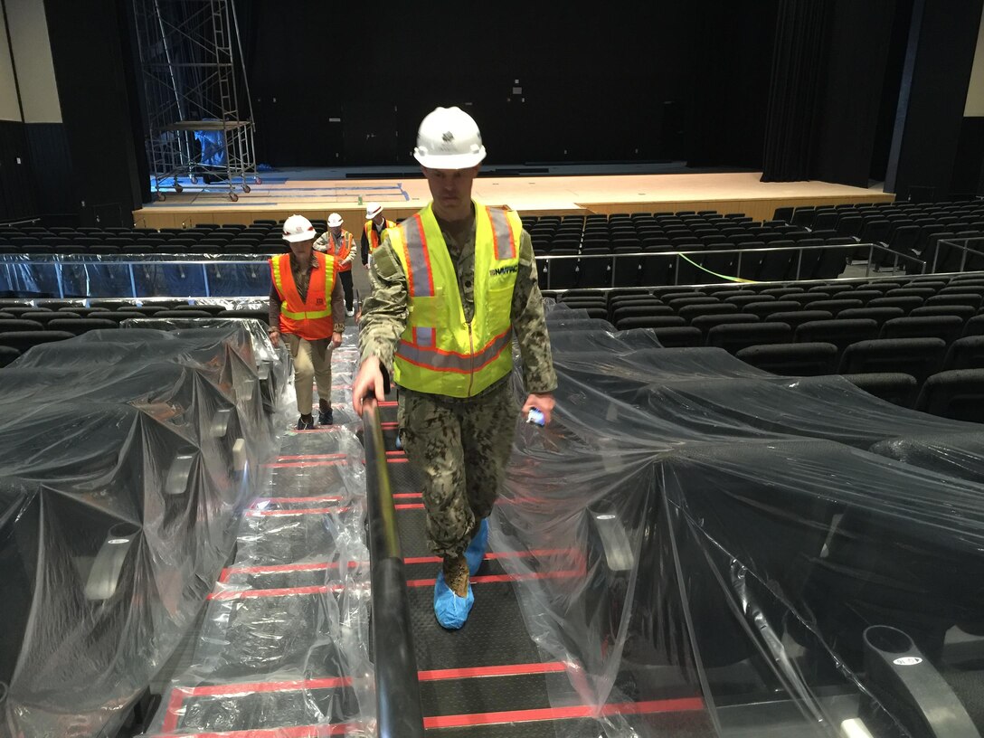 Sakura theater command assembly hall on Marine Corps Air Station Iwakuni