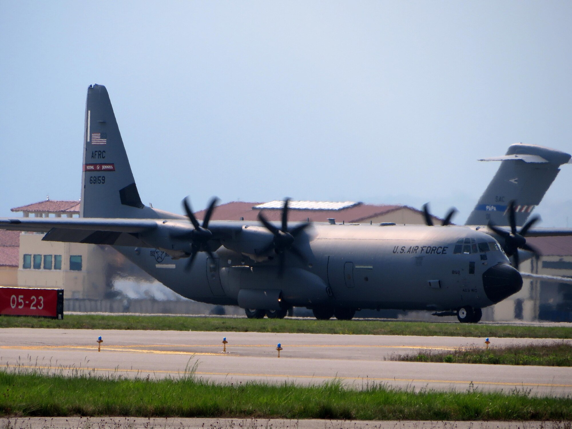 The Air Force Reserve’s 815th Airlift Squadron, based at Keesler Air Force Base, Mississippi, departs from Aviano Air Base, Italy, with paratroopers from the 173rd Airborne Brigade April 12, 2016. The 815th AS delivered the paratroopers to Hohenfels, Germany for a combined operation with participating Allied and partner nations. Sabre Junction is the U.S. Army’s annual combat training center certification exercise to evaluate the readiness of the 173rd Airborne Brigade. (U.S. Air Force photo/Maj. Dave Hogue)