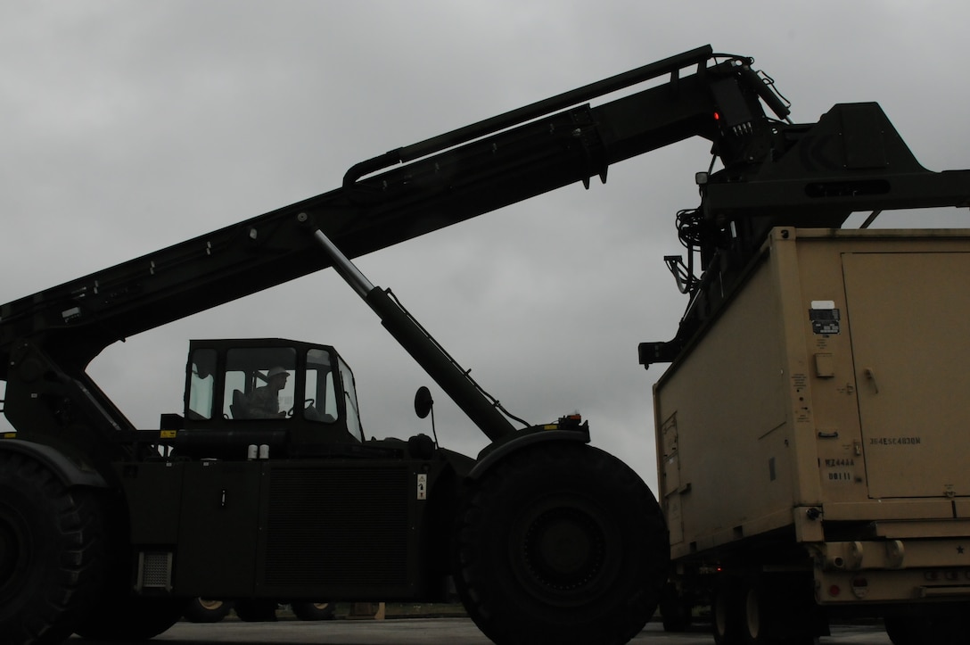 The 364th ESC prepared to move more than 100 pieces of equipment that included containers, wheeled vehicles and other palletized items by land, sea and air to various ports in the United States. The shipments will be loaded onto aircraft and cargo ships bound for Europe later this month. Soldiers in the ESC will use the equipment to conduct their sustainment mission in Poland’s Anakonda 16. AN 16 is the largest, periodic (biannual, since 2006) joint exercise of the Polish Armed Forces with the international participation of Allies and Partners. It will take place between 7-17 June 2016 in the military training areas of the whole country and international air and sea space of the Baltic Sea.