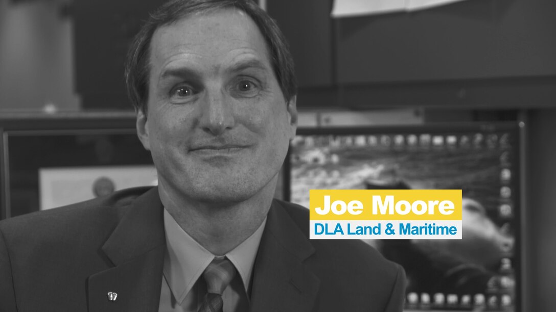 Joe Moore, a DLA Land & Maritime weapon system support manager, is featured in the ninth video in a series profiling Defense Logistics Agency acquisition professionals.
