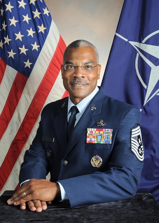Command Chief Master Sgt. Jack Johnson Jr. is the Supreme Allied Command Transformation command senior enlisted leader at Norfolk, Va. (NATO photo)